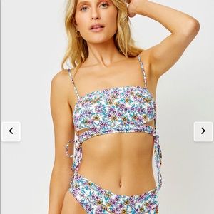 Frankie’s bikini London top floral farm